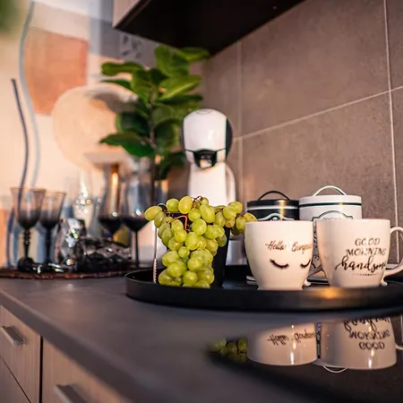 Modern Space Semineu Pat Rotund Apartment *