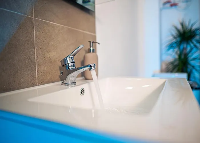 Modern Space Semineu Pat Rotund Apartament *