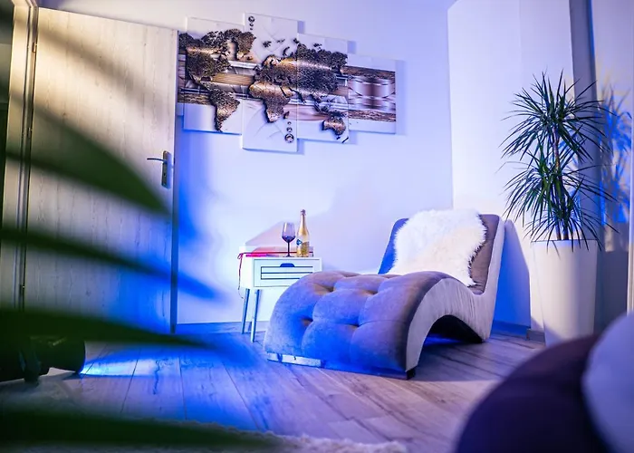 Apartament Modern Space Semineu Pat Rotund *